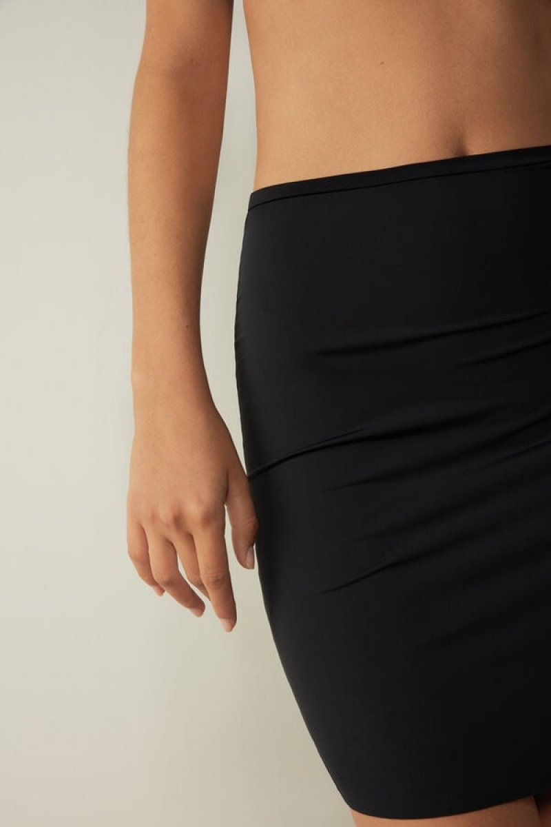 Intimissimi Skirt in Microfiber Zwart | BECVG79656